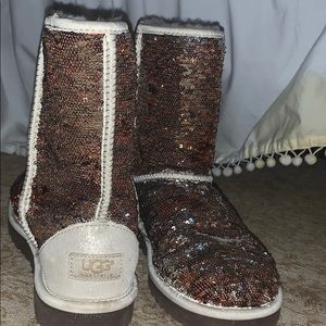 Sparkly UGG Boots - Size 8